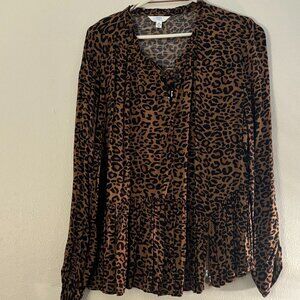 Leopard Print Top